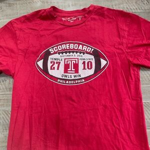 Temple University Penn State Vintage Football T shirt